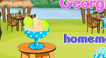 Georgia Peach Homemade Ice Cream