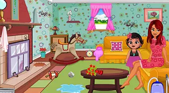 Moana Polka Dots Room Cleaning