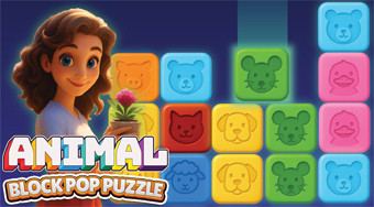 Animal Block Pop Puzzle