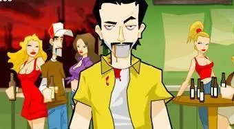 El vago en bar