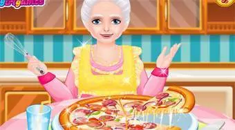 Pizza Cooking With Grandma