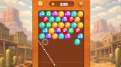 Number Bubble Shooter Wild West